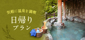 気軽に温泉を満喫 日帰りプラン